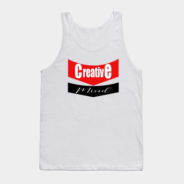 Creative Mind Tank Top by Prime Quality Designs